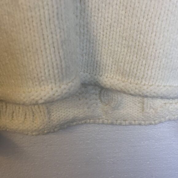 Altar'd State Beige Knit Fair Isle Balloon Sleeve Sweater size small - Picture 6 of 7